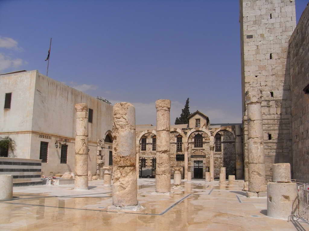 Ingresso laterale alla Grande Moschea di Damasco