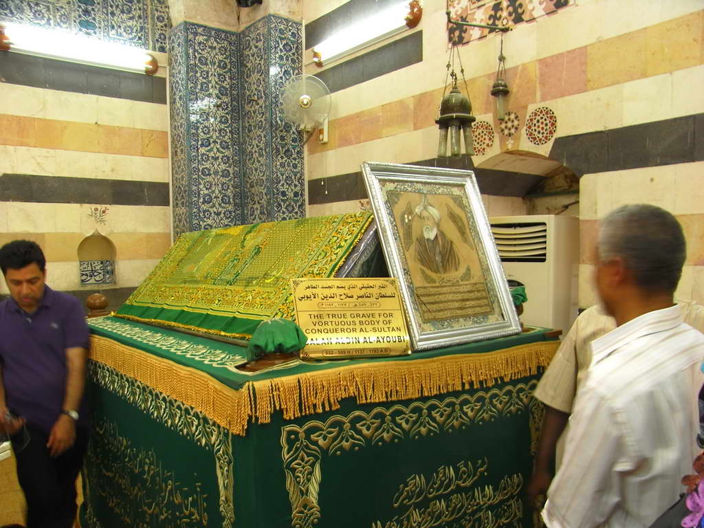 Tomba di Saladino nella Grande Moschea di Damasco