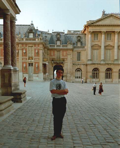 Particolare della corte di Versailles