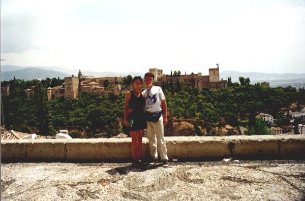Panorama dell'Alhambra dal quartiere Albaicin