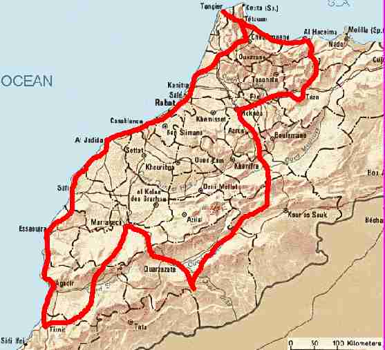 Giro lungo di Marocco 2003